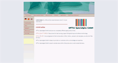 Desktop Screenshot of optul.de